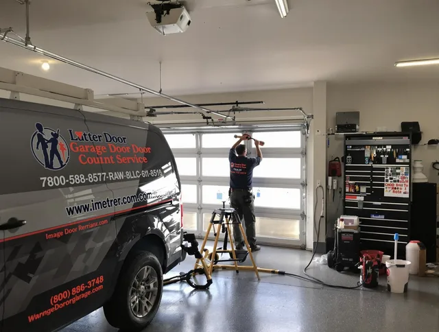 Warren Garage Door Repair team performing same-day garage door repair in Warren