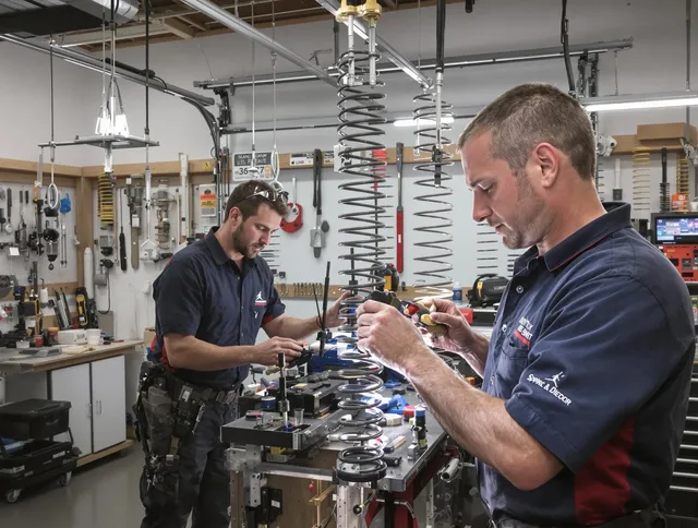 Garage door spring repair service by Warren Garage Door Repair in Warren